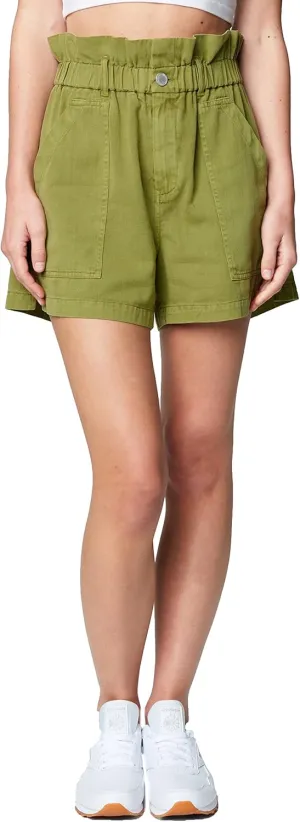[BLANKNYC] Womens Luxury Clothing Paperbag Short with Pockets, Comfortable & Stylish
