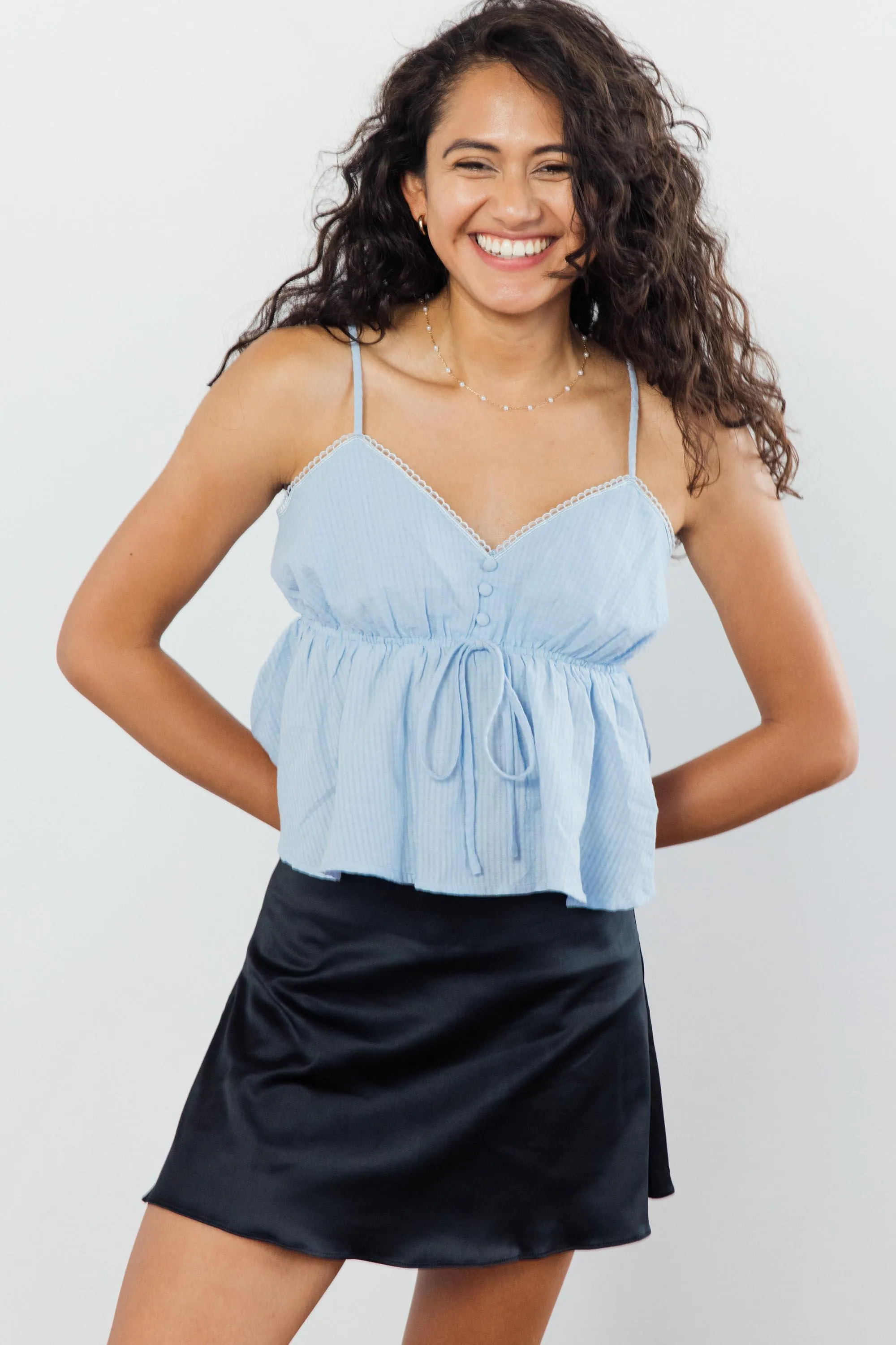 Brooke Satin Mini Skort